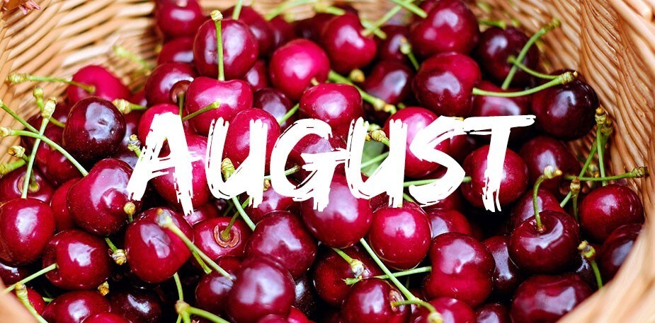 Сезонни продукти през август