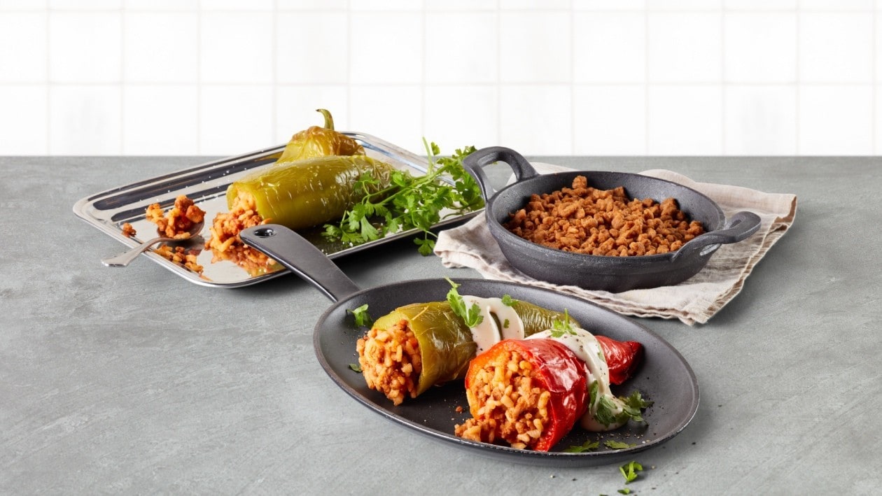 The Vegetarian Butcher - Пълнени чушки с NoMince meat