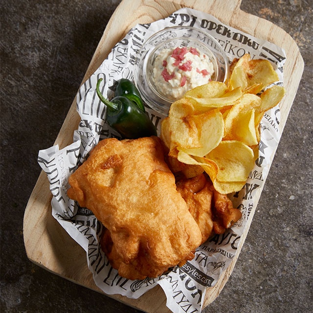 Fish & Chips с Тартар сос