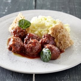 Американски кюфтенца с бърбън сос Американски кюфтенца с бърбън сос