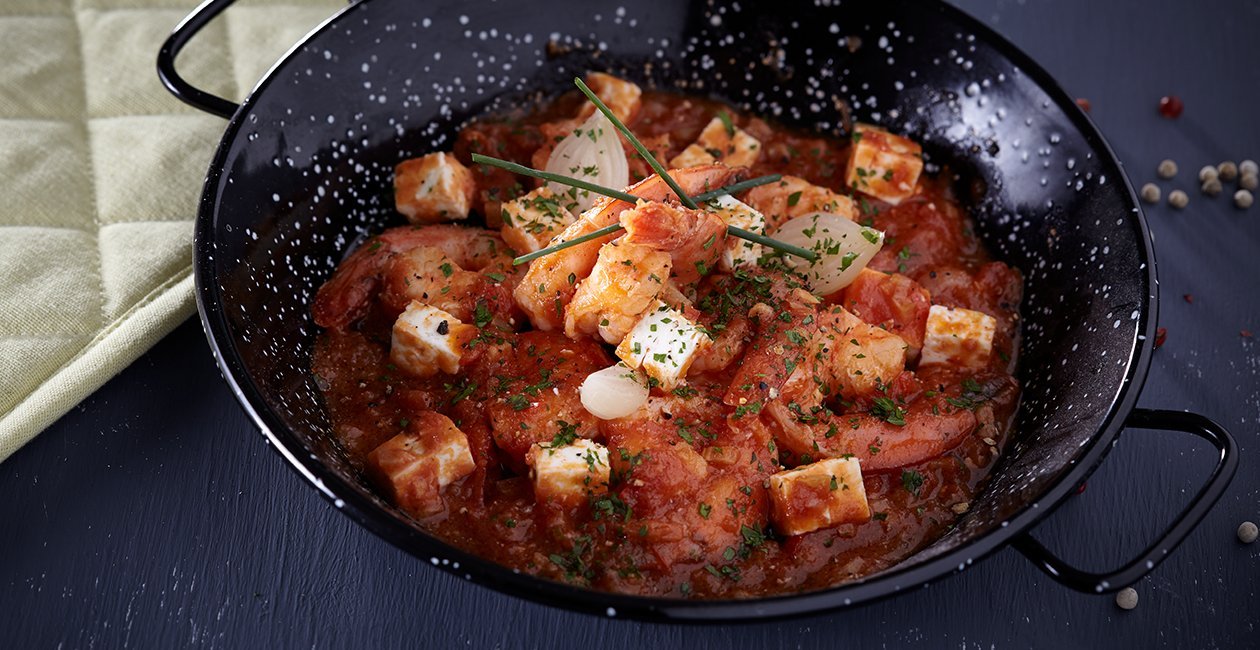 Скариди Саганаки – - Рецепта