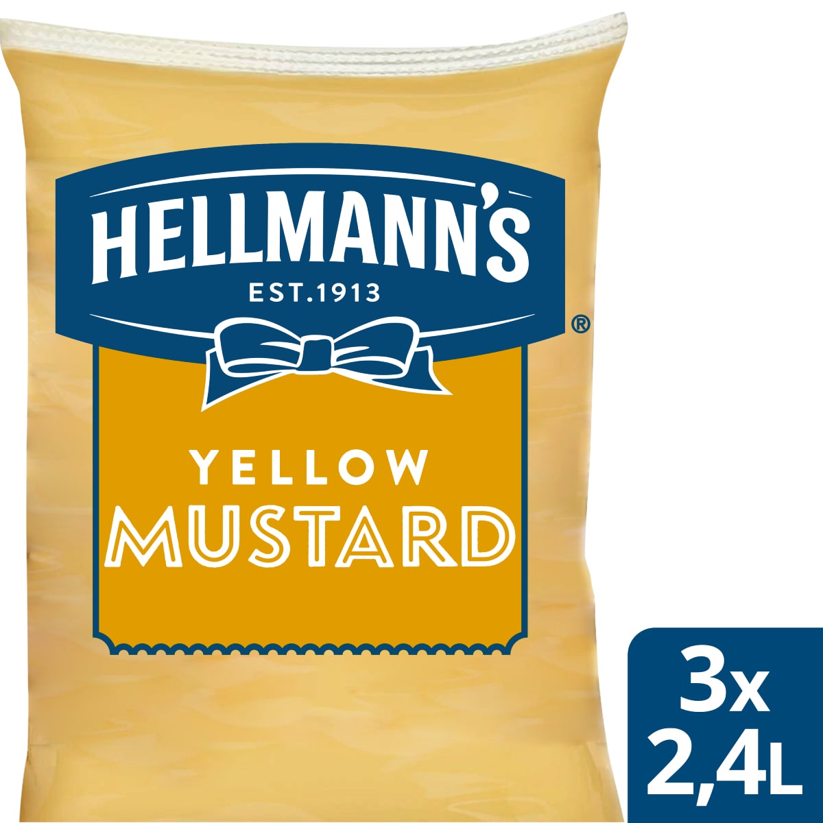 Hellmann's Горчица пауч 2.4 l - Hellmann's дресинг паучове за лесно и ефикасно дозиране