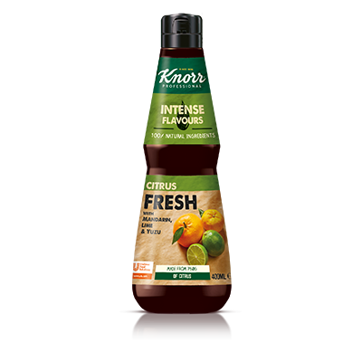 Knorr течна подправка за овкусяване Citrus Fresh - Естествени съставки и сложни аромати в бутилка