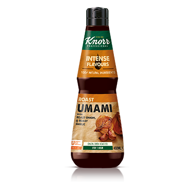 Knorr течна подправка за овкусяване Roast Umami - Естествени съставки и сложни аромати в бутилка