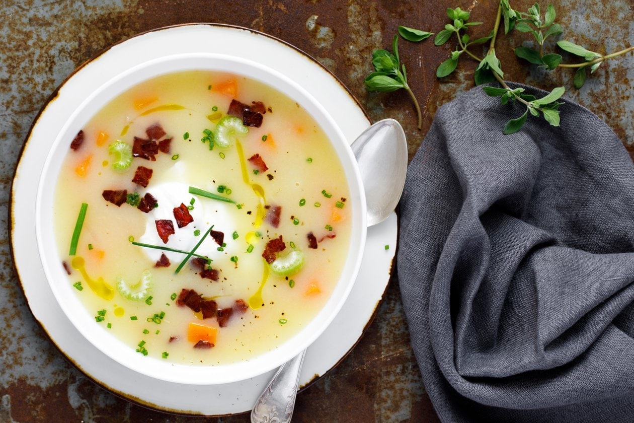 Картофена супа със зеленчуци – - Рецепта