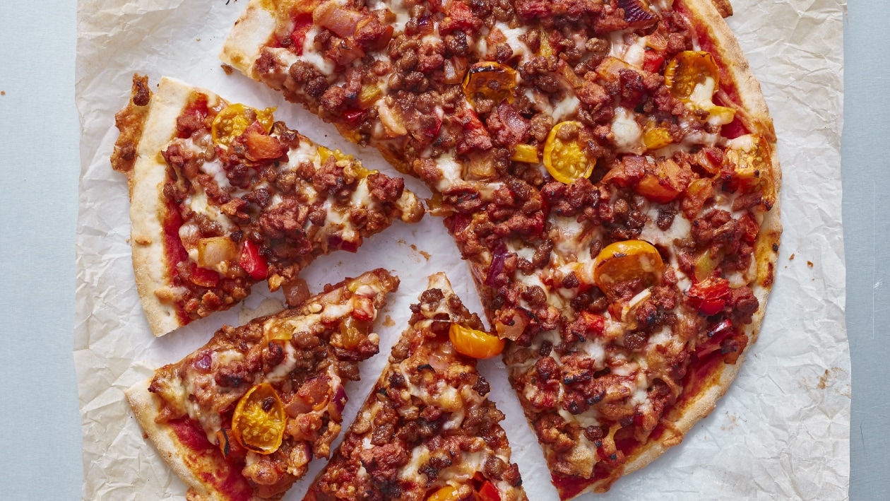 The Vegetarian Butcher -  Вегетарианска пица с NoMince meat – - Рецепта